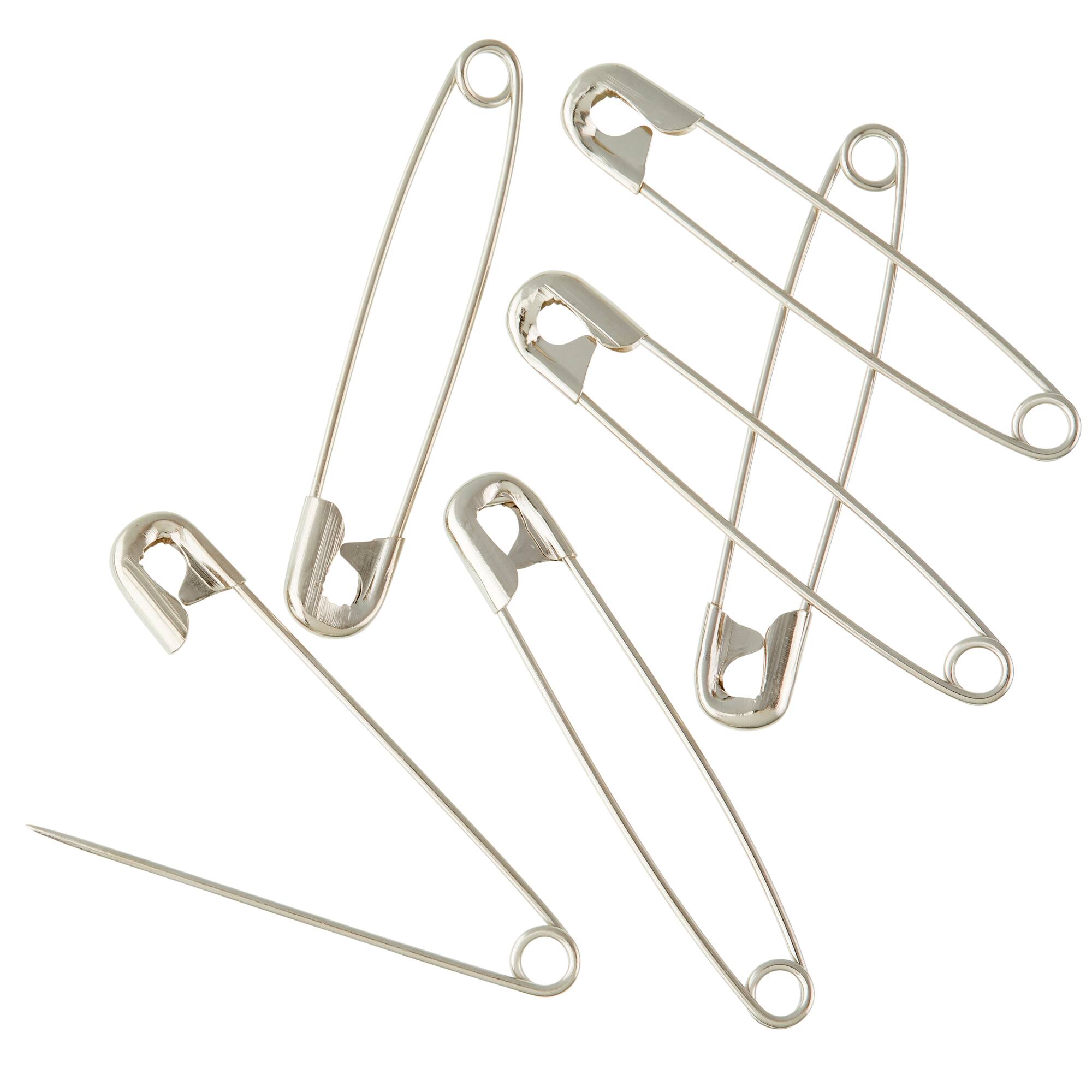 24 Packs: 6 ct. (144 total) 2" Safety Pins by Loops & Threads™
